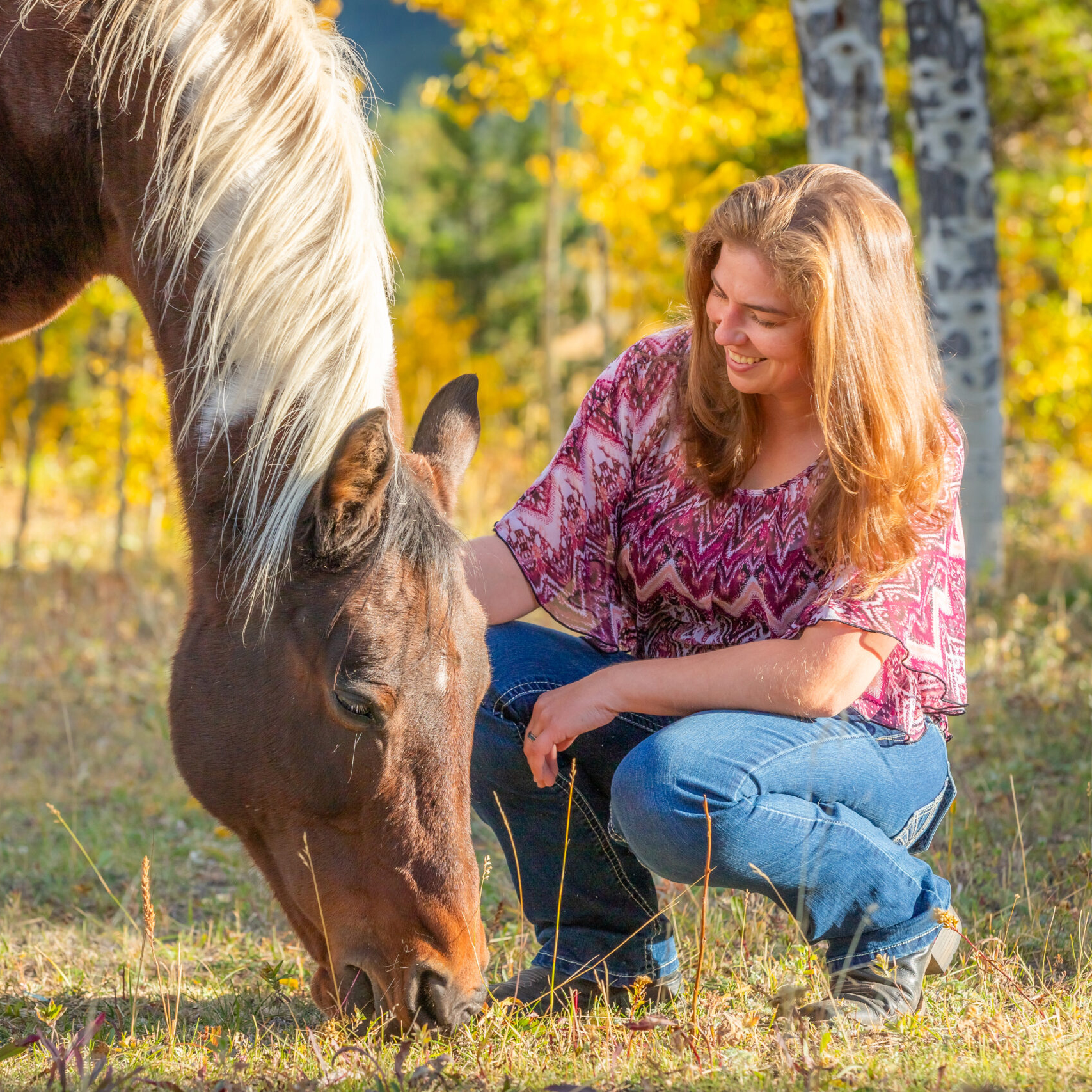 Shannon Hansen Therapy and horse Gestalt Equine Psychotherapy Colorado